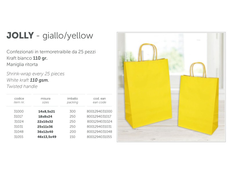 SHOPPER JOLLY GIALLO