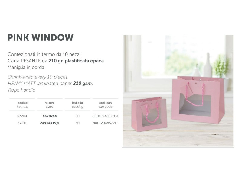 SHOPPER WINDOW ROSA